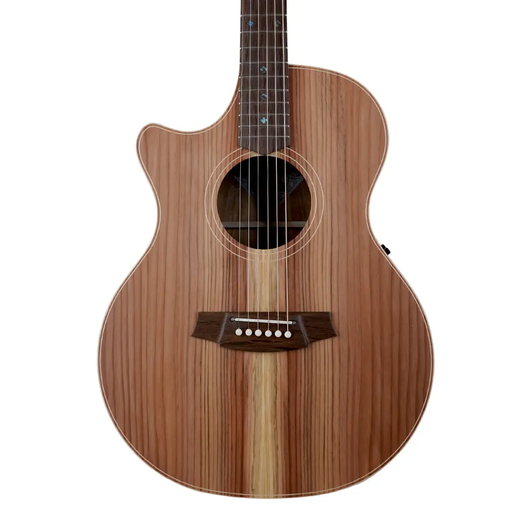 Cole Clark An2ec Left Handed - Redwood Blackwood 1