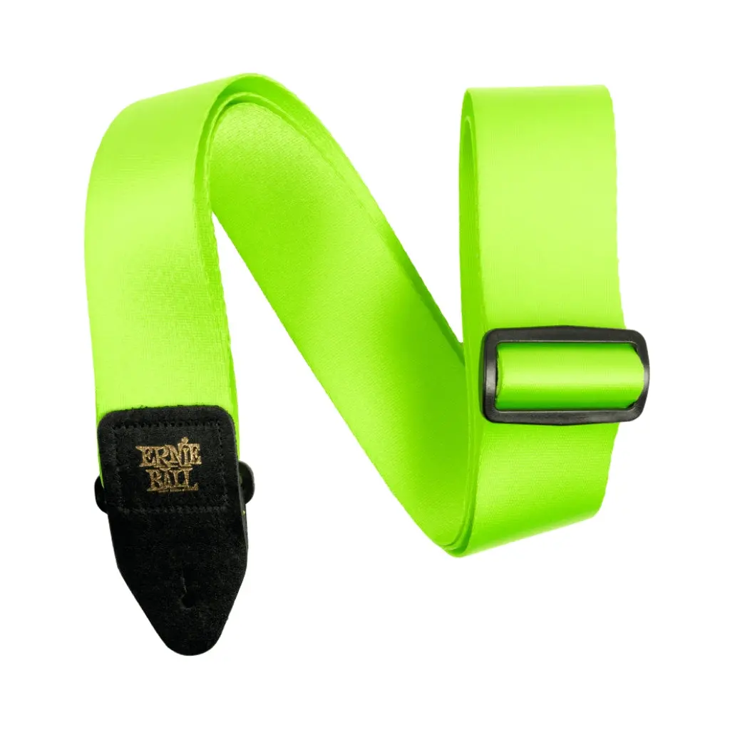 Ernie Ball Premium Guitar Strap/Bass Strap - Neon Green 1