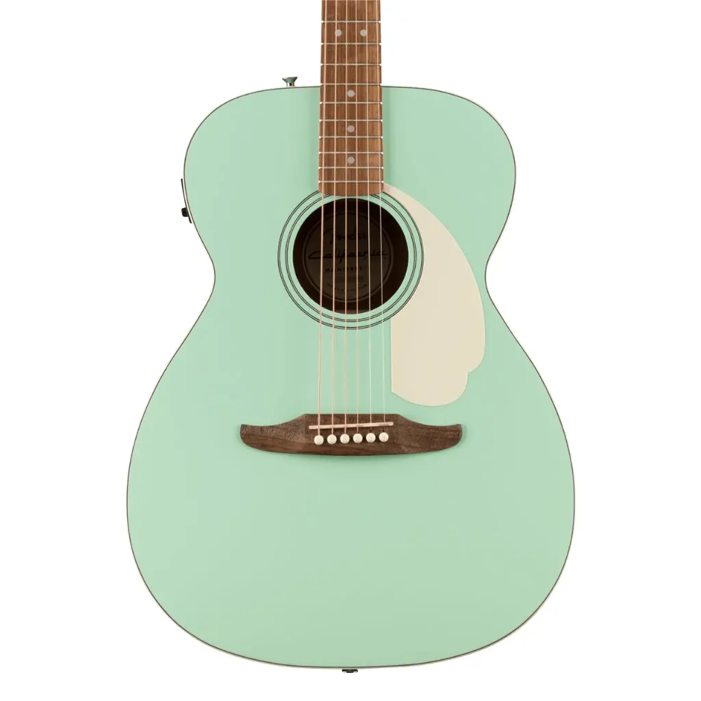 Fender California Standard Monterey E Acoustic-Electric Guitar - Surf Green 1