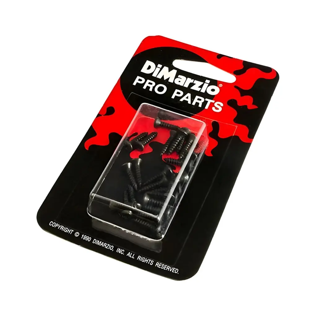 Dimarzio Scratchplate/Backplate Black Screws - 24 Pack 1