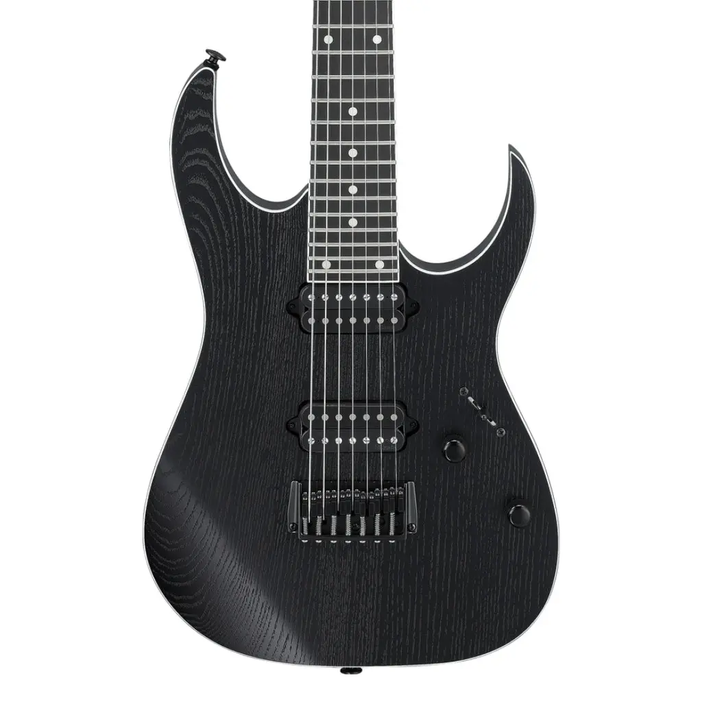 Ibanez Prestige Rgr762ahbf 7-String Electric Guitar - Weathered Black 1