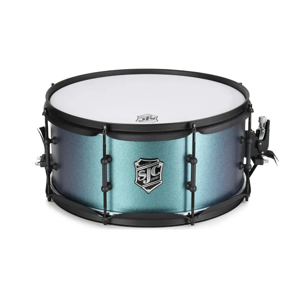 Sjc Custom Drums Pathfinder 6.5 X 14-Inch Snare Drum - Pacific Teal 1