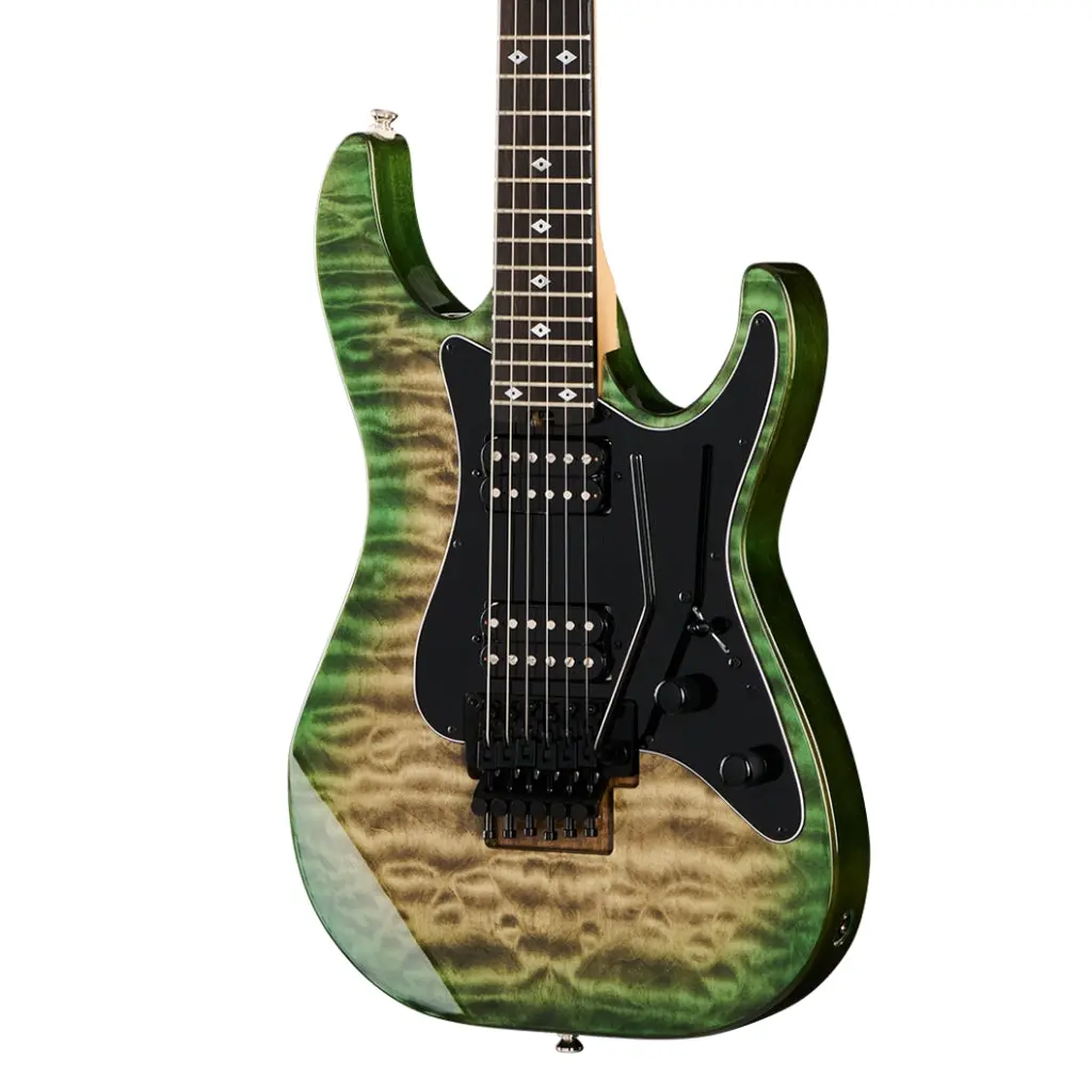 Kramer Volante Quilt Hhfr Electric Guitar - Ultramarine Burst 1