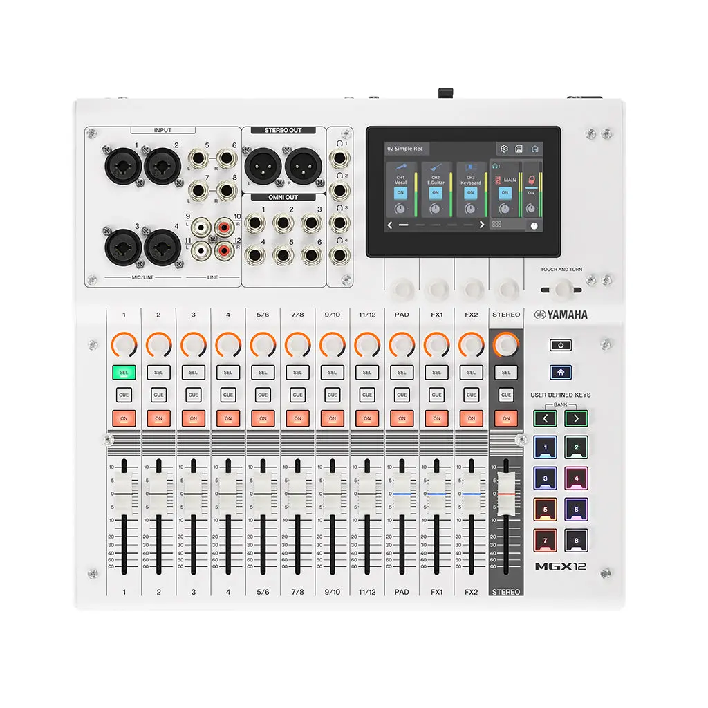 Yamaha Mgx12 Digital Mixer - White 1