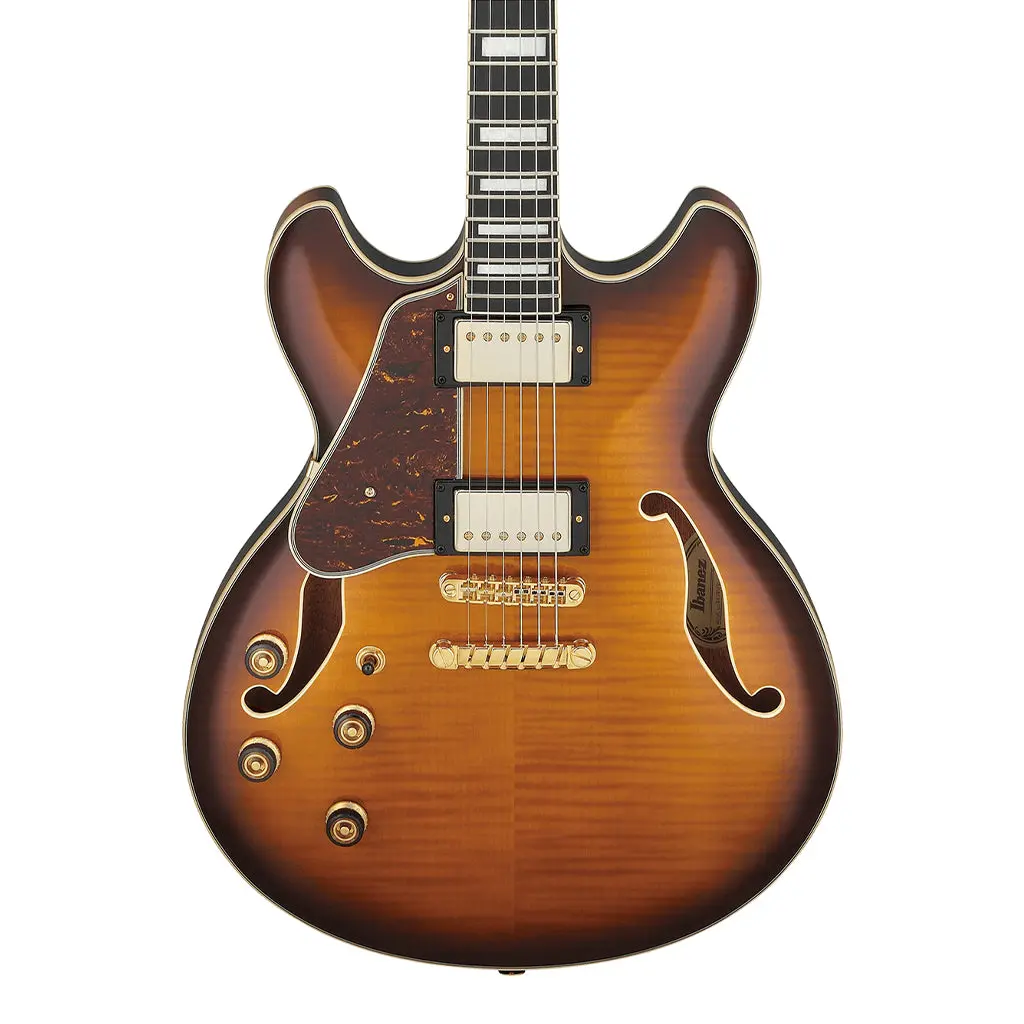 Ibanez As93fml Left Handed - Violin Sunburst 1