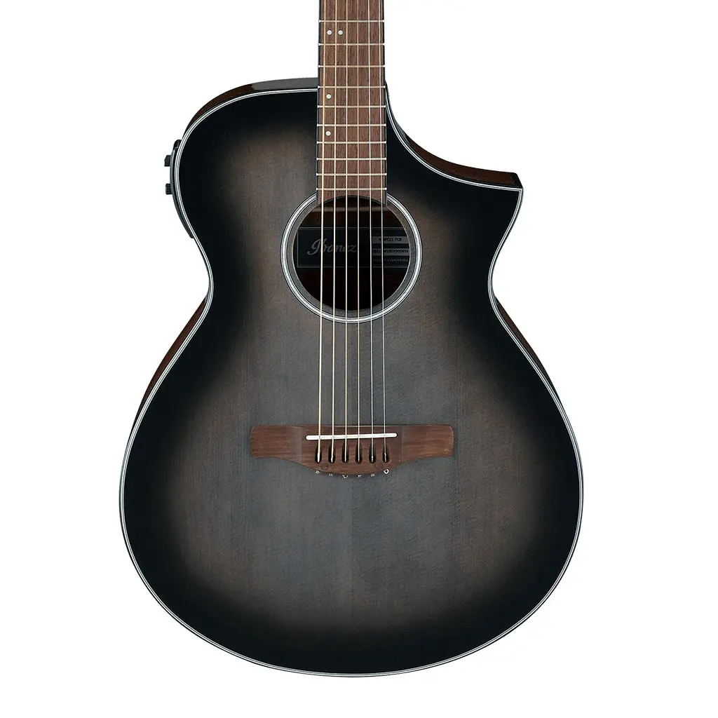 Ibanez - Aewc11 Acoustic Guitar - Translucent Charcoal Burst 1