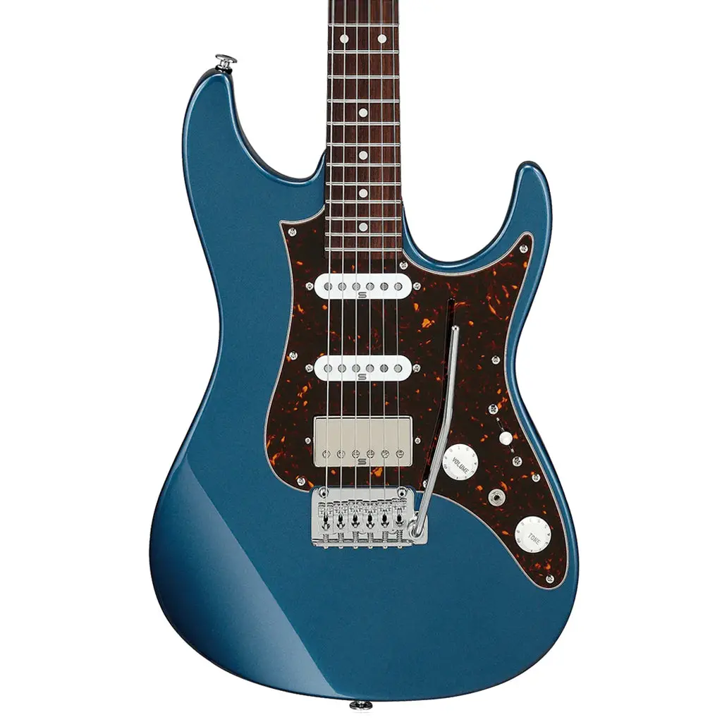 Ibanez -  Az2204n Prestige Electric Guitar With Case - Prussian Blue Metallic 1