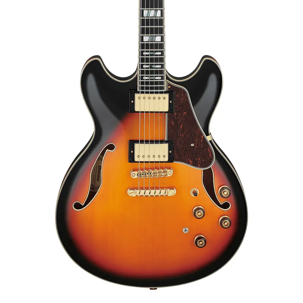 Ibanez As113 Bs Electric Guitar W/Case 1