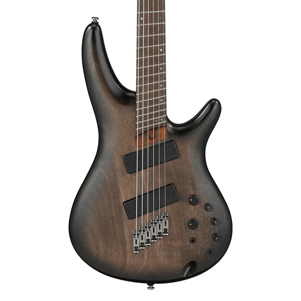 Ibanez Src6ms Black Stained Burst Low Gloss 6 String Electric Bass 1