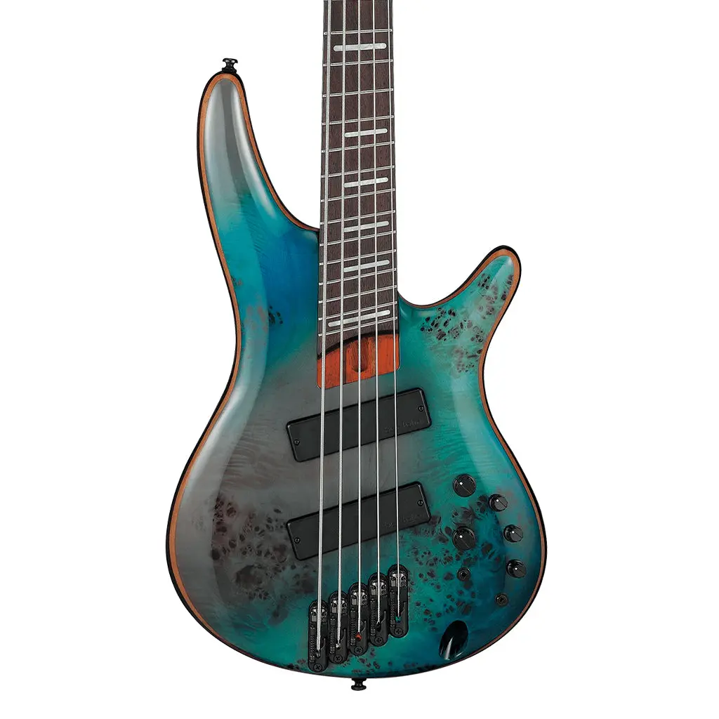 Ibanez Srms805 Tropical Seafloor 5 String Electric Bass 1