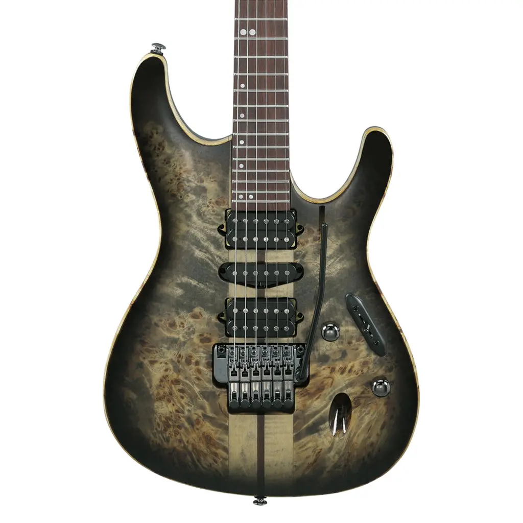 Ibanez S1070pbzckb Electric Guitar Charcoal Black Burst 1
