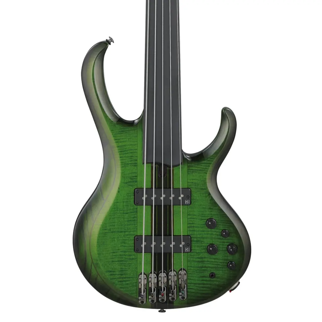 Ibanez Sdgb1dmt 5 String Electric Bass Guitar Dark Moss Burst 1