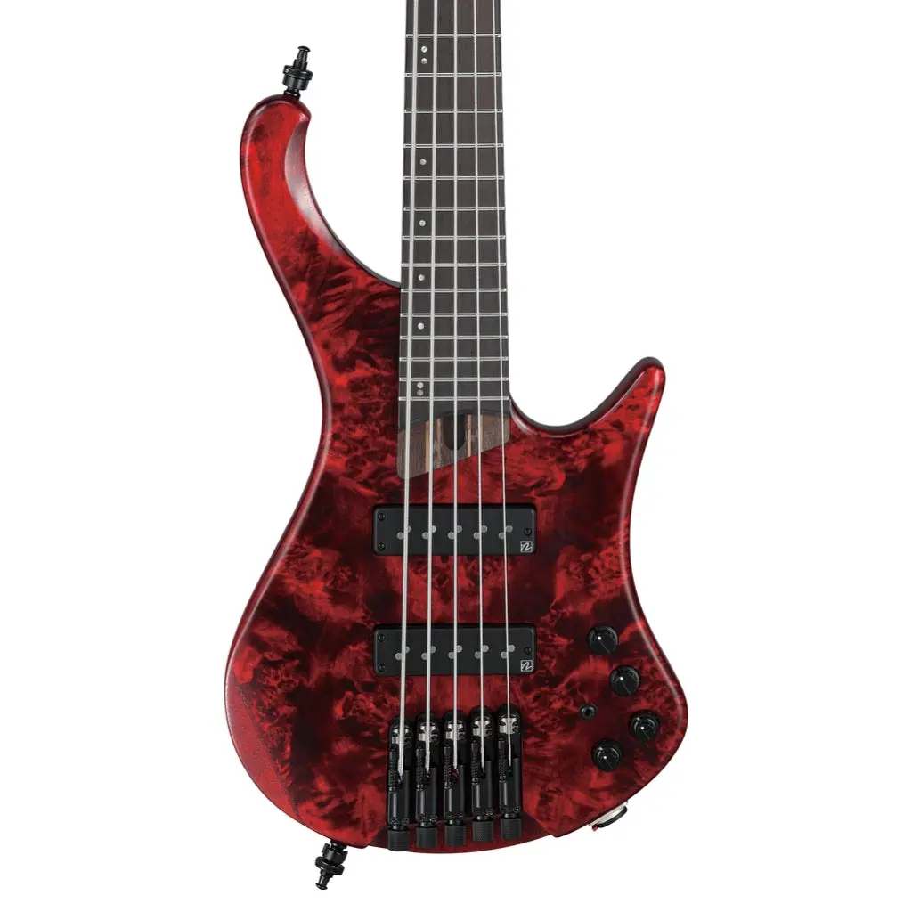 Ibanez Ehb1505swl Headless 5 String Electric Bass Guitar Stained Wine Red Low Gloss 1