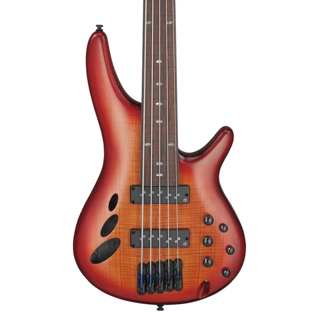 Ibanez Srd905fbtl 5 String Electric Bass Guitar Brown Topaz Burst Low Gloss 1