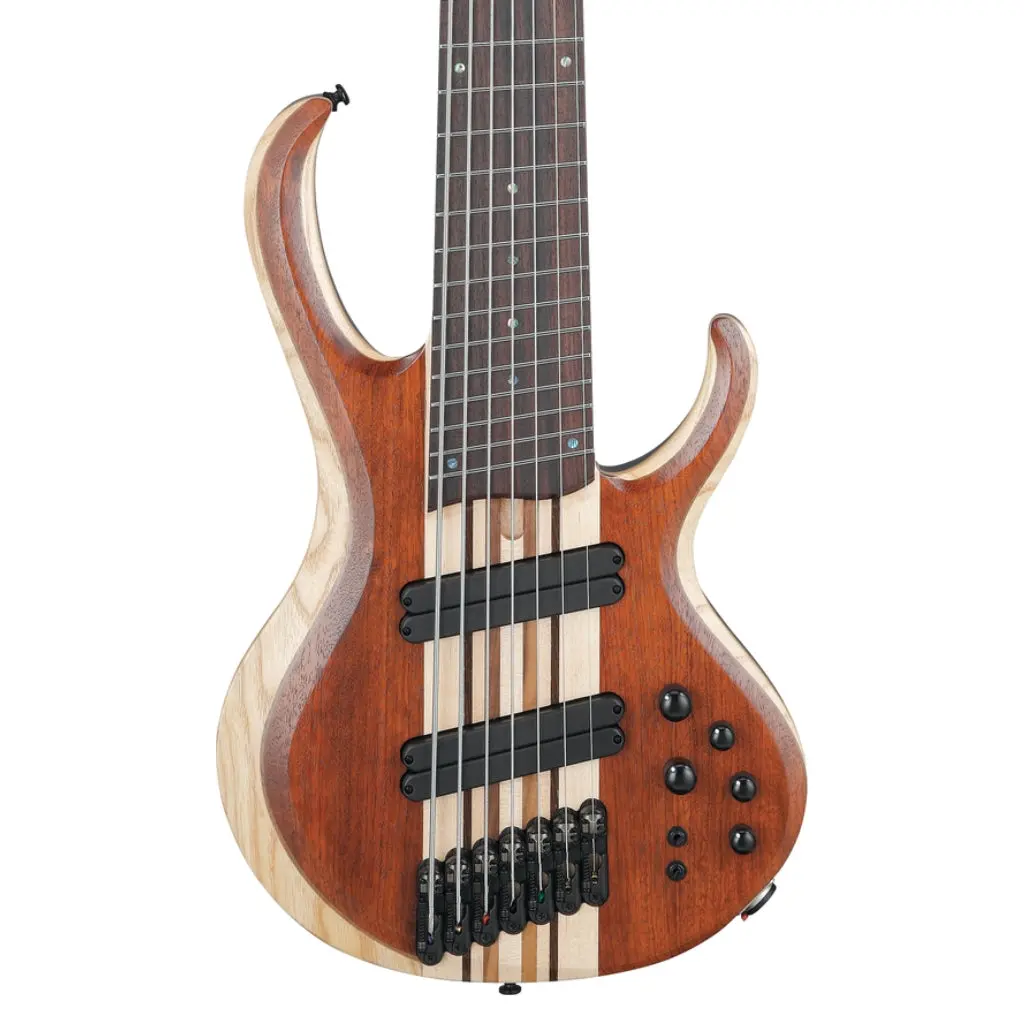 Ibanez Btb7msnml 7 String Electric Bass Guitar Natural Mocha Low Gloss 1