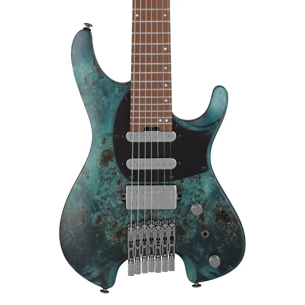 Ibanez Q547pb 7 String Electric Guitar - Cosmic Blue Low Gloss 1