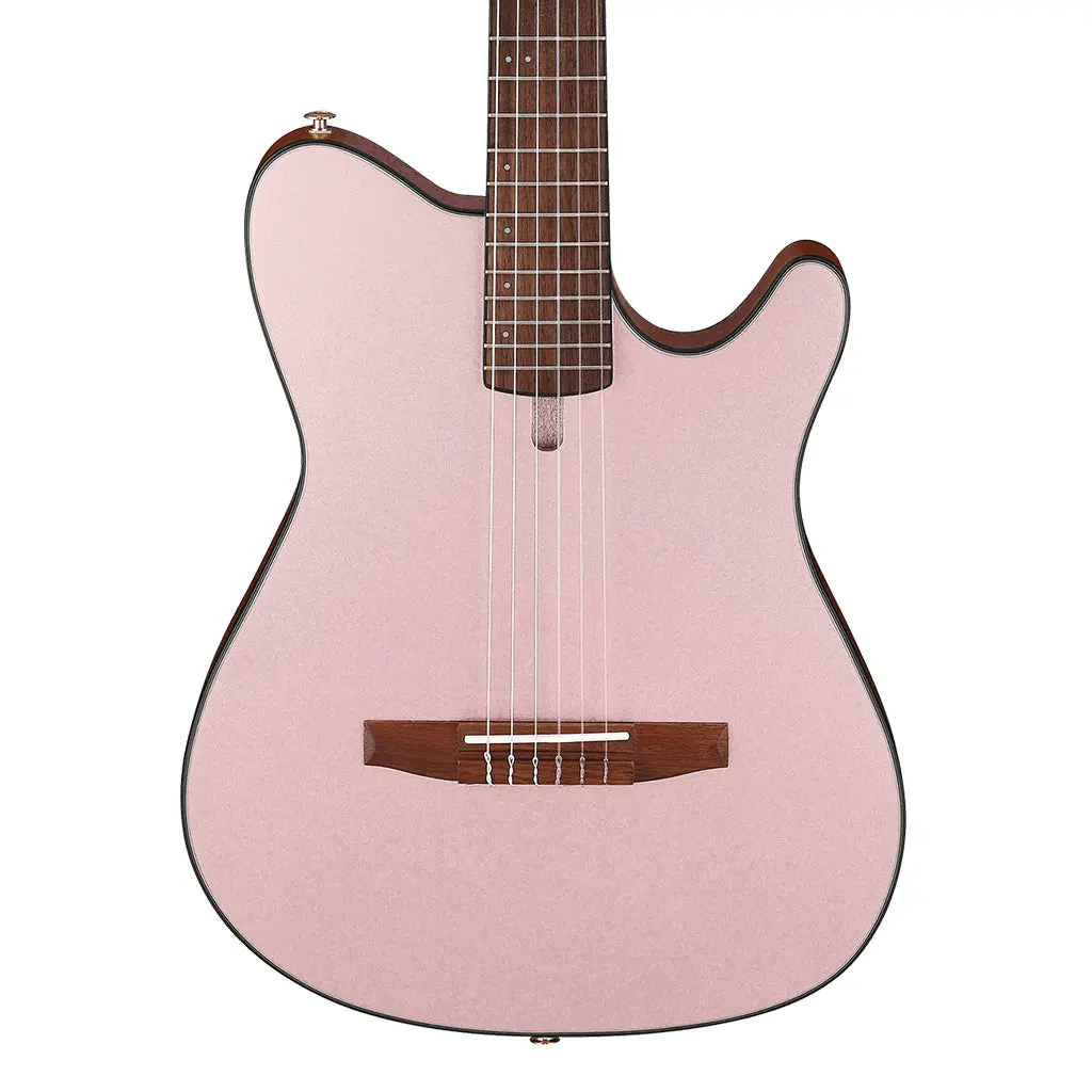 Ibanez Frh10n Rose Gold Metallic Flat Nylon String Guitar 1