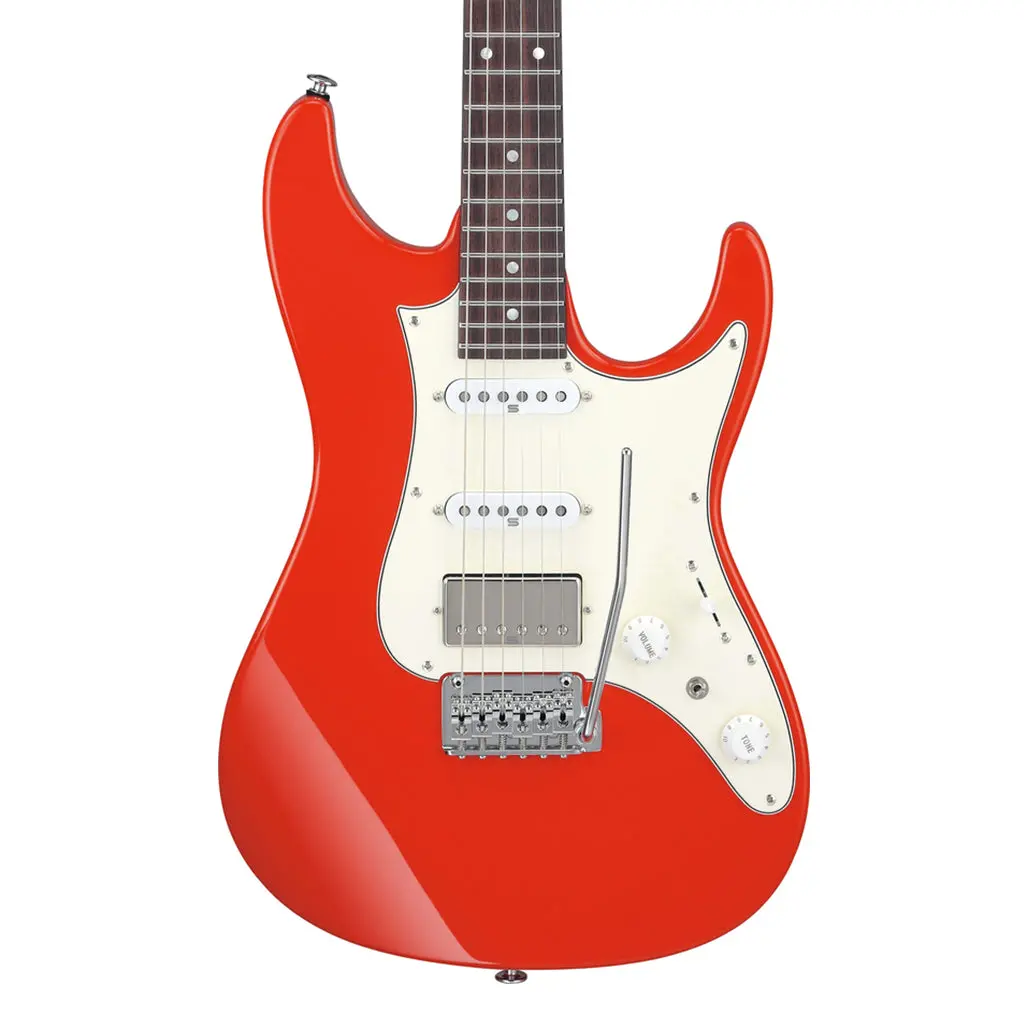 Ibanez Az2204nw Electric Guitar With Rosewood Fretboard And Case - Vermillion Red 1
