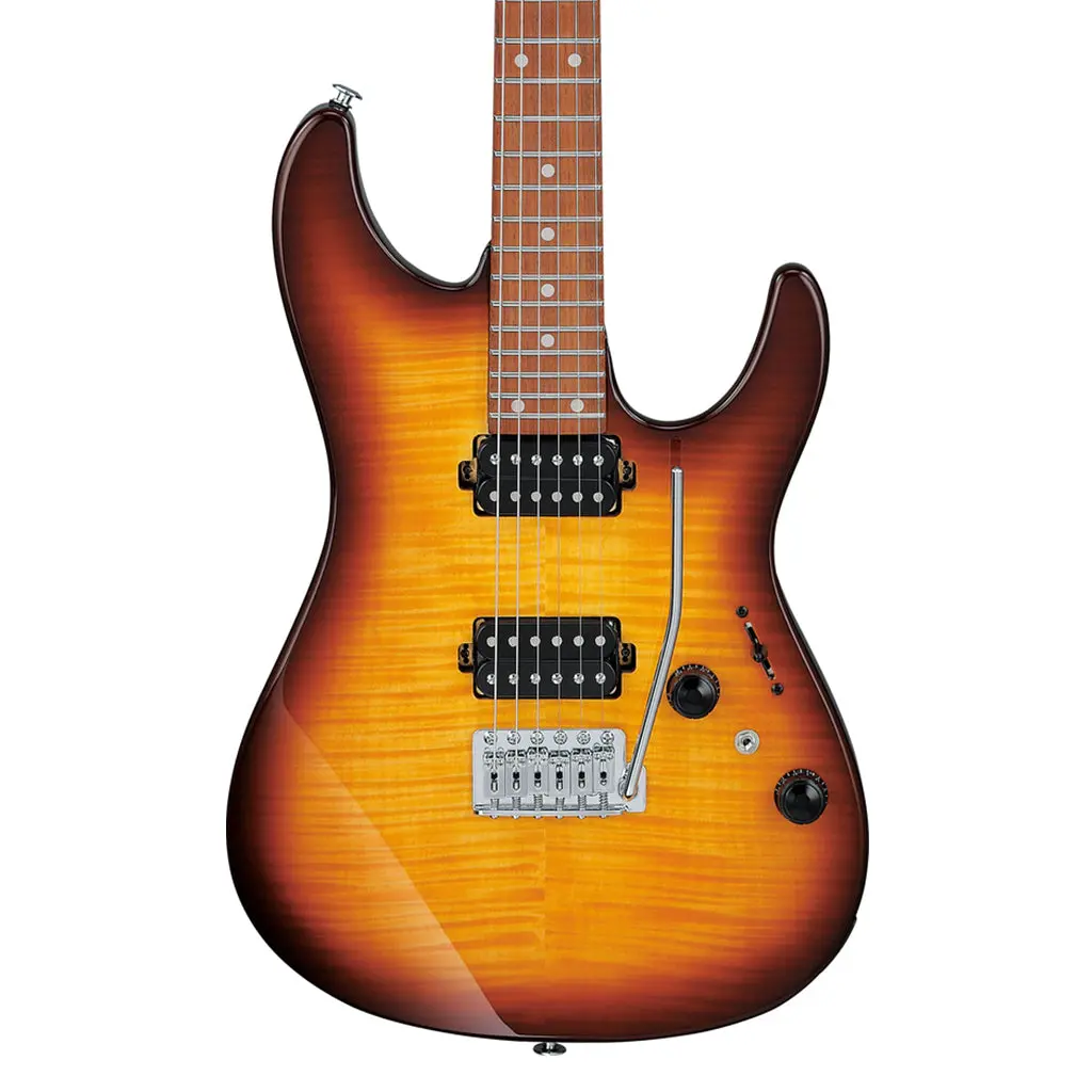 Ibanez Az24s1f Flamed Maple Top With Jatoba Fretboard - Violin Sunburst 1