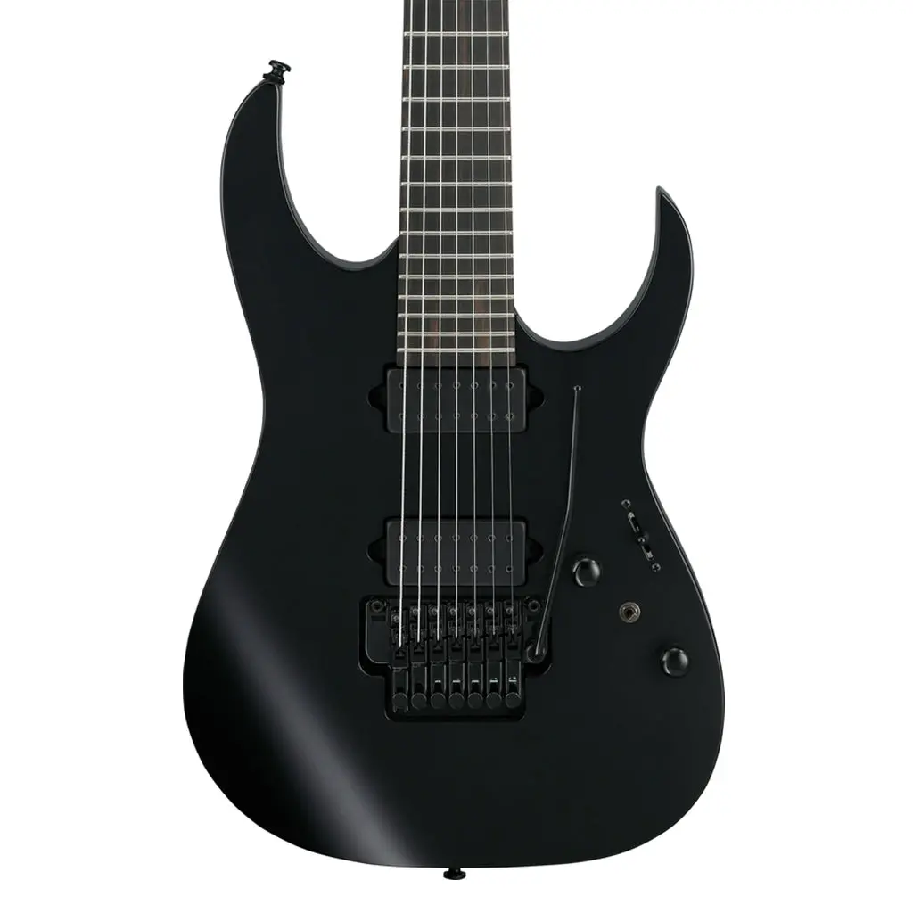 Ibanez Rgrb720 7-String Electric Guitar With Ebony Fretboard - Black Flat 1