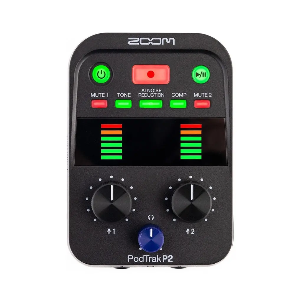 Zoom Podtrak P2 Usb Mic Recorder 1