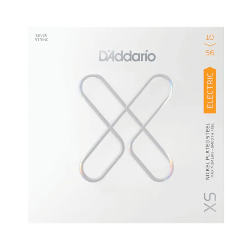D'addario Xse1056 Xs Nickel-Plated Steel Coated Electric Guitar Strings - .010-.056 7-String Regular 2