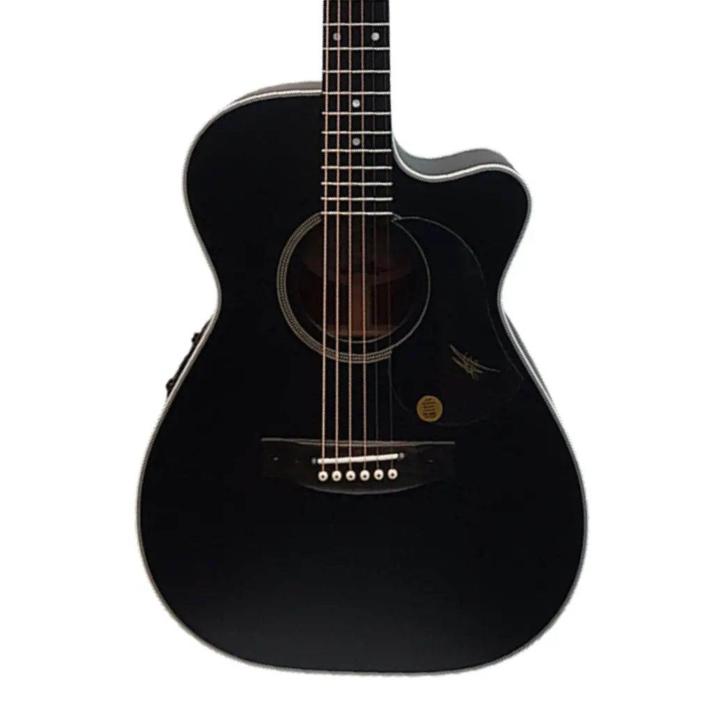 Maton Ebg808c Acoustic Electric Guitar Cutaway Nashville - Black 1