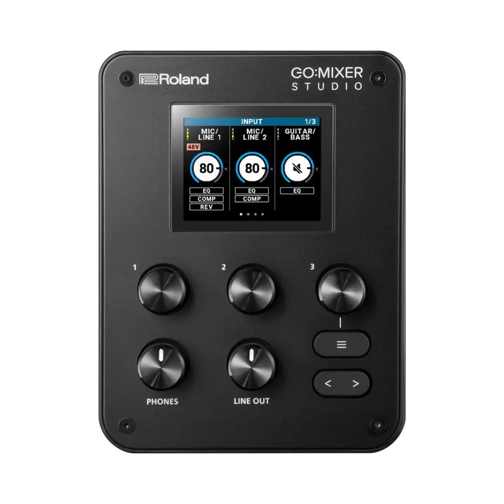 Roland Go Mixer Studio Audio Mixer & Interface - Mobile/Pc 1
