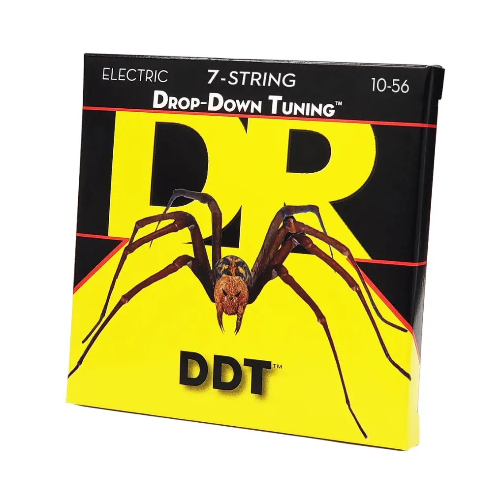 Dr Drop-Down Tuning Nickel Plated Steel Electric Guitar Strings - 7-String Medium 10-56 1