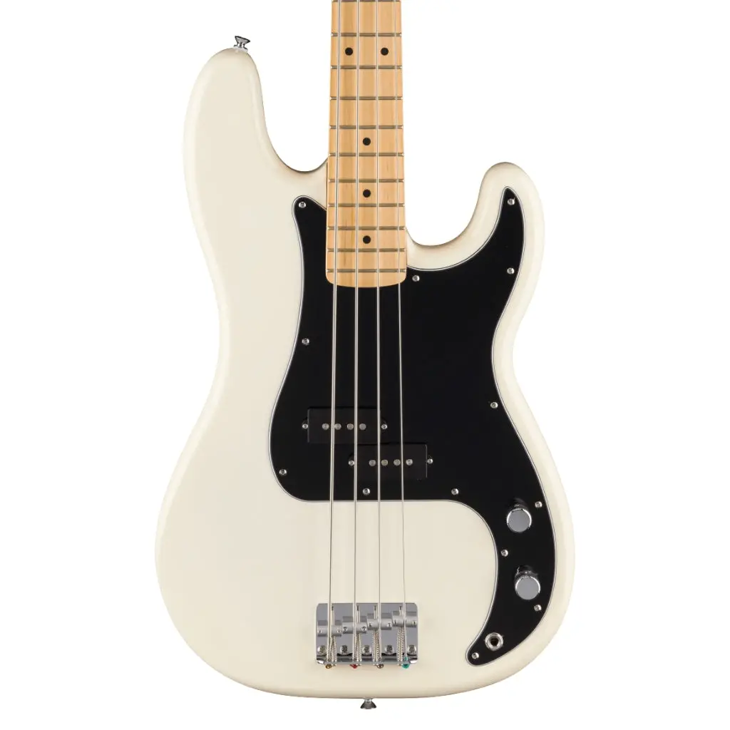 Fender Standard Precision Bass, Maple Fingerboard - Olympic White 1