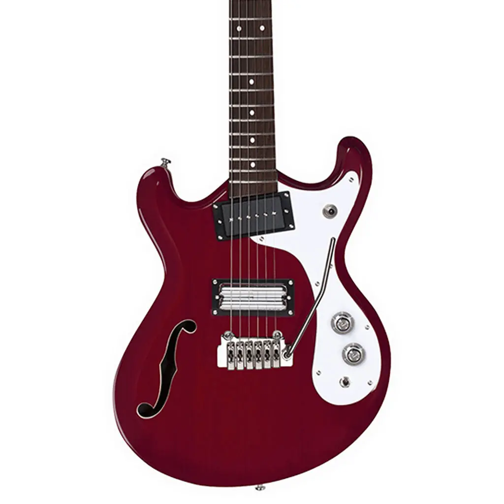 Danelectro '66 Baritone - Transparent Red 1