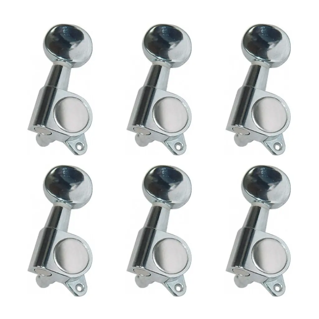 Dr Parts - Acoustic/Electric Machine Heads 6-In-Line Chrome 1
