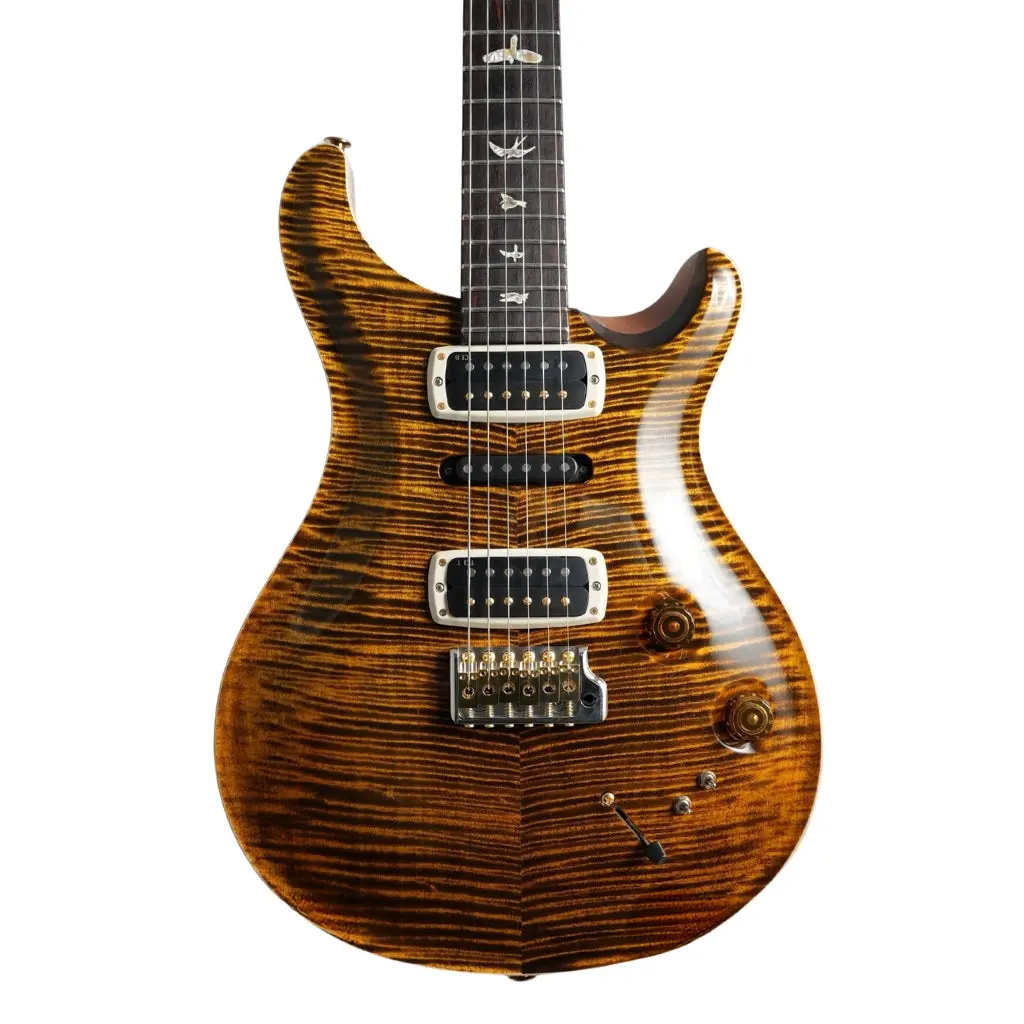 Prs Modern Eagle V  10 Top Electric Guitar - Yellow Tiger 1