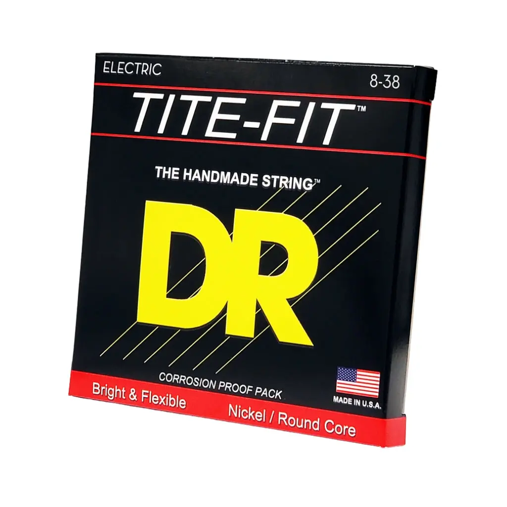 Dr Tite-Fit Nickel Plated Electric Guitar Strings - Extra Light 8-38 1