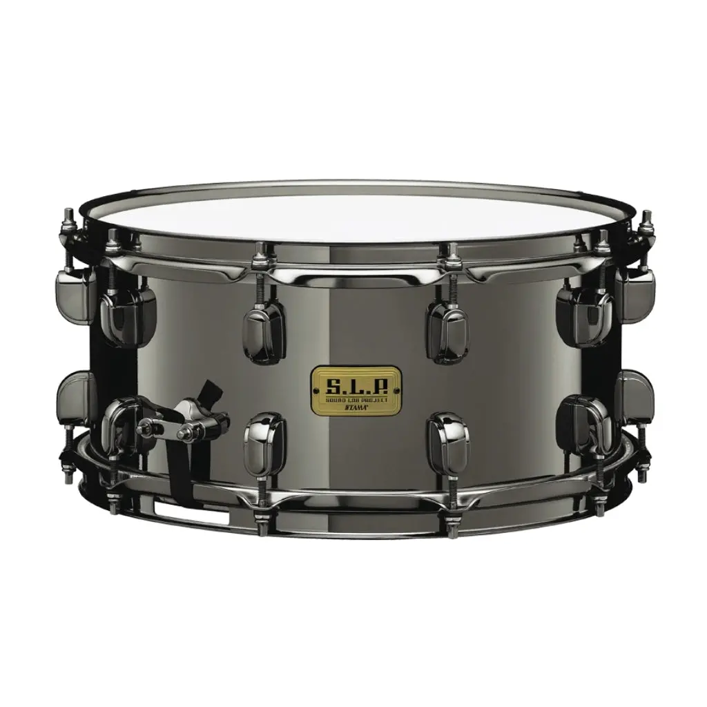 Tama Lbr1465 Brass S.L.P. 14"X6.5" Snare Drum - Black 1