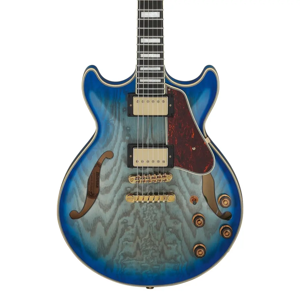Ibanez Am93qa Electric Guitar - Jet Blue Burst 1