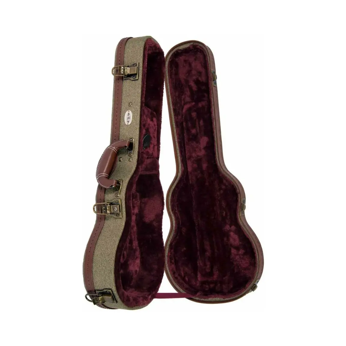 Kala Ott-At Hardcase For Archtop Tenor Ukulele - Olive Tweed 1