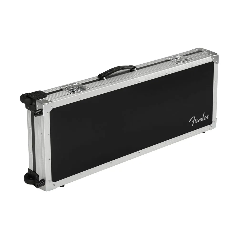Fender Ceo Flight Case With Wheels - Black And Silver 1