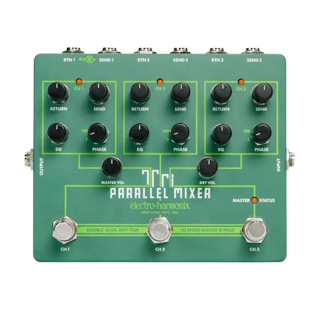 Electro Harmonix Tri Parallel Mixer Effects Loop Mixer/Switcher 1