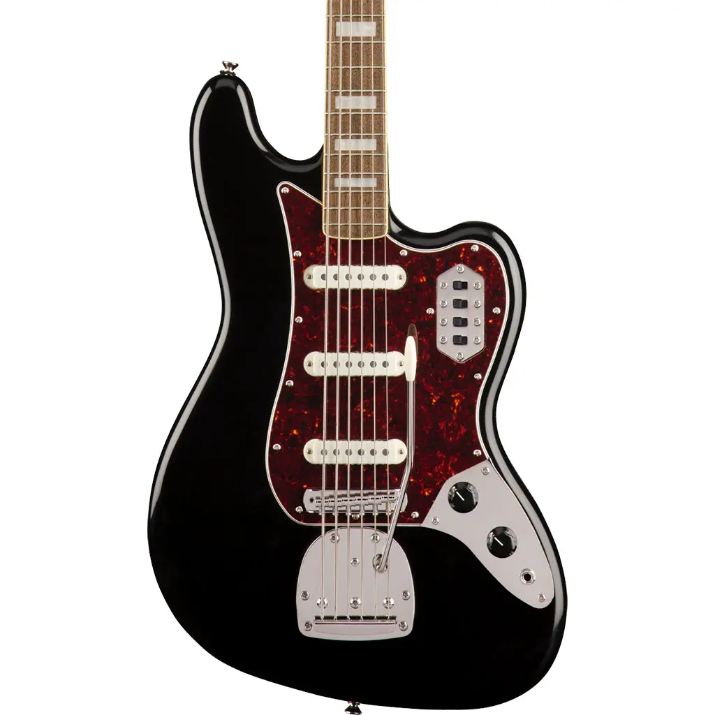 Squier Classic Vibe Bass Vi - Black - Laurel Fretboard 1