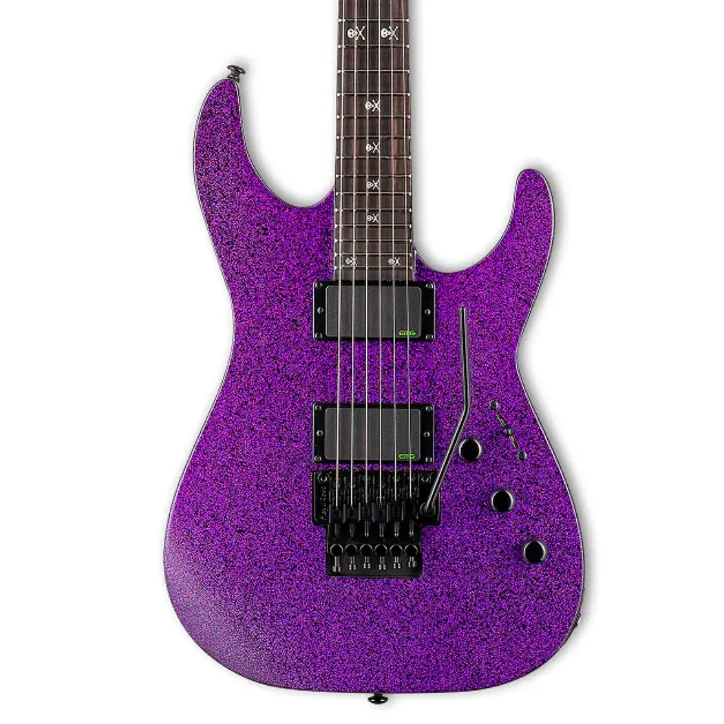 Esp Ltd Kh-602 Kirk Hammett Signature Electric Guitar - Purple Sparkle - Lkh-602Psp 1