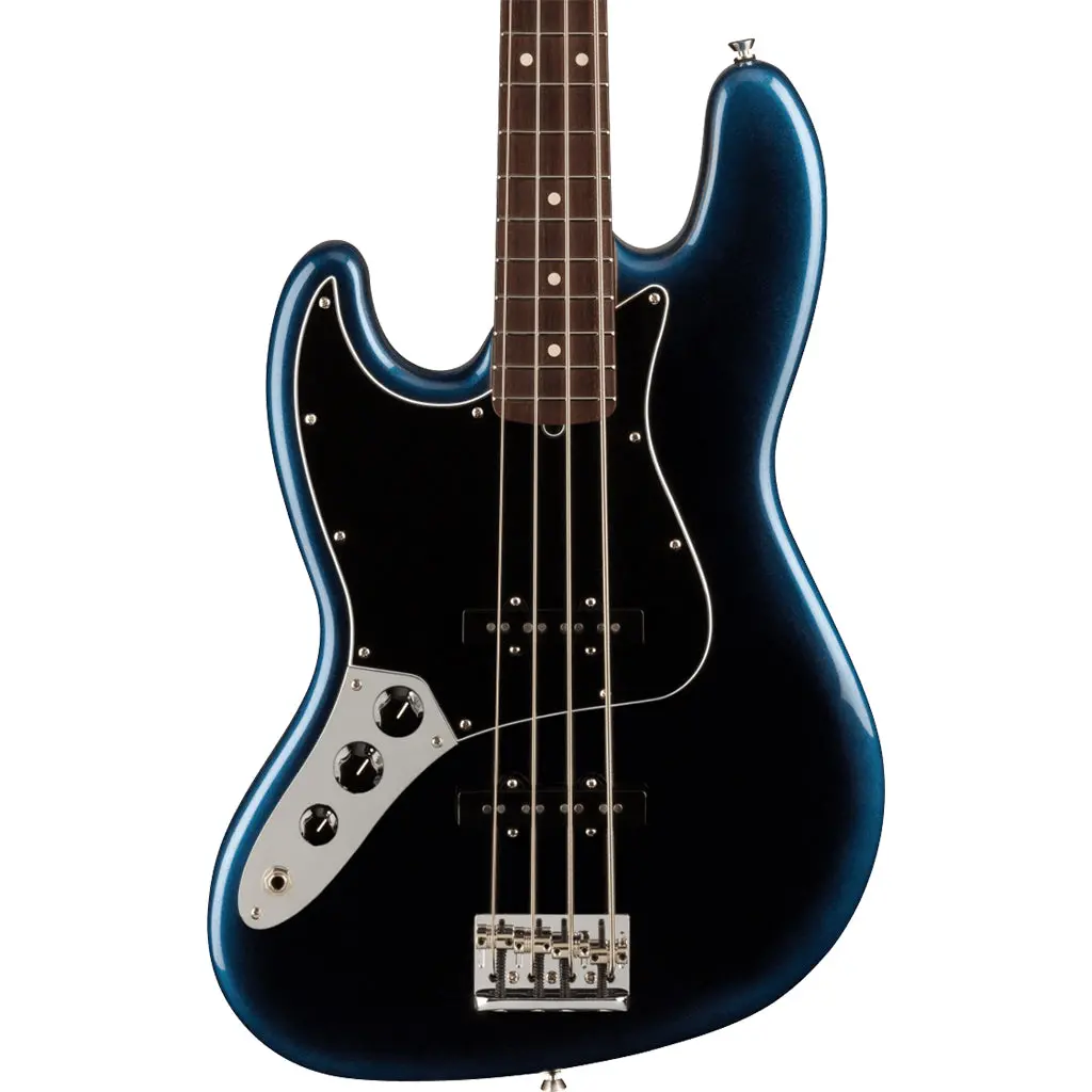 Fender - American Professional Ii Jazz Bass Left-Hand - Rosewood Fingerboard - Dark Night 1