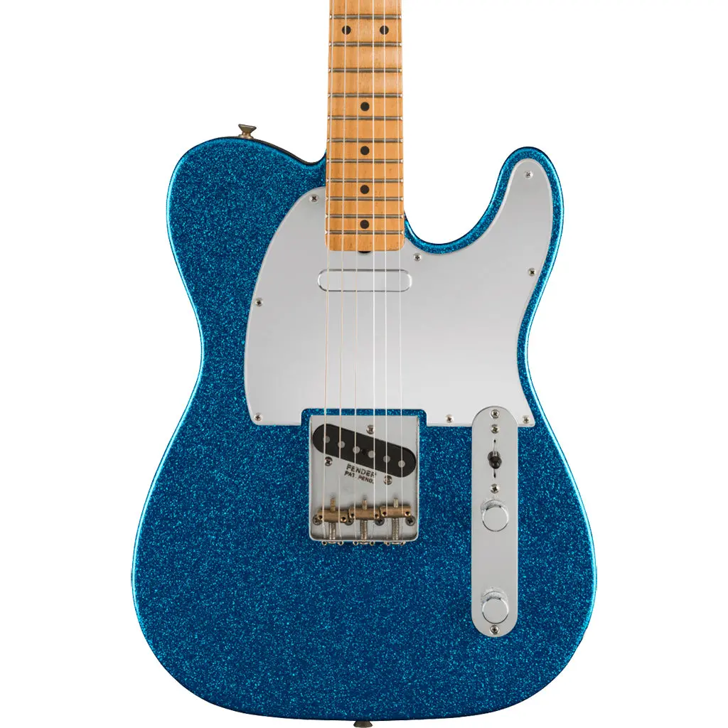 Fender - J Mascis Telecaster® - Maple Fingerboard, Bottle Rocket Blue Flake 1