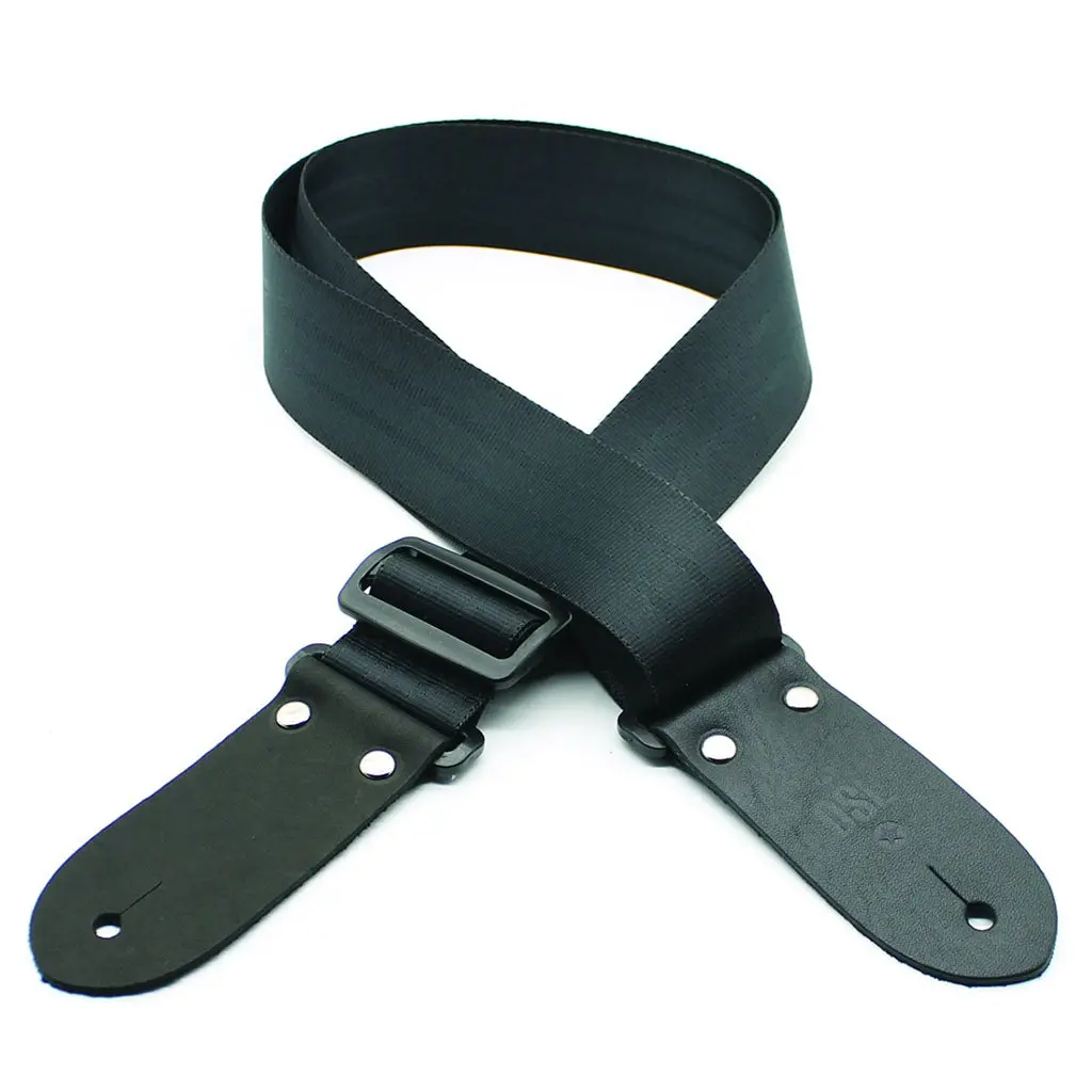 Dsl Sb20-Black Strap 2" Black Seatbelt Webbing 1