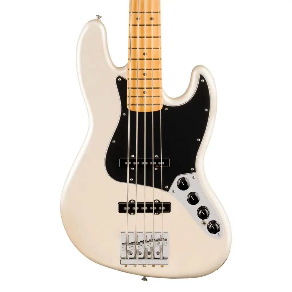 Fender Player Ii Modified Active Jazz Bass V - Olympic Pearl, Maple Fingerboard 1