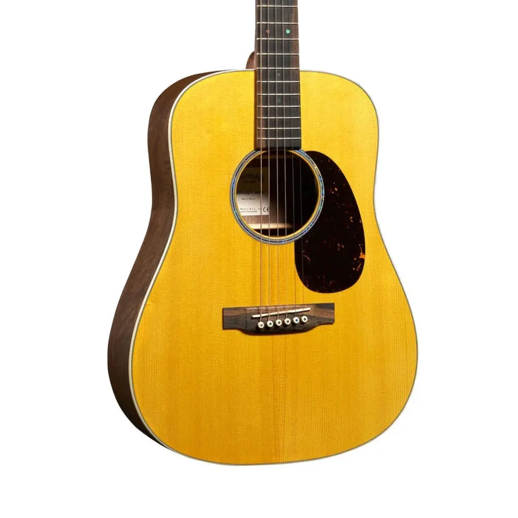 Martin Dreadnought Jr E Walnut Acoustic-Electric Guitar - Natural 1