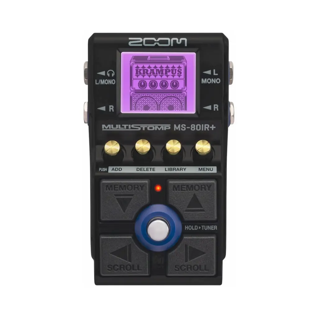 Zoom Ms-80 Ir+ Amp Sim And Multi-Effects Amp Modeler Guitar Pedal 1