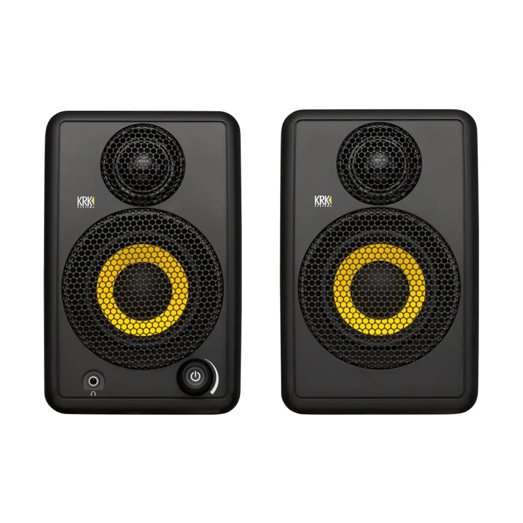 Krk Goaux 3 - Portable Studio Monitors 2-Way 3"; Bi-Amped Class D Power - Pair 1