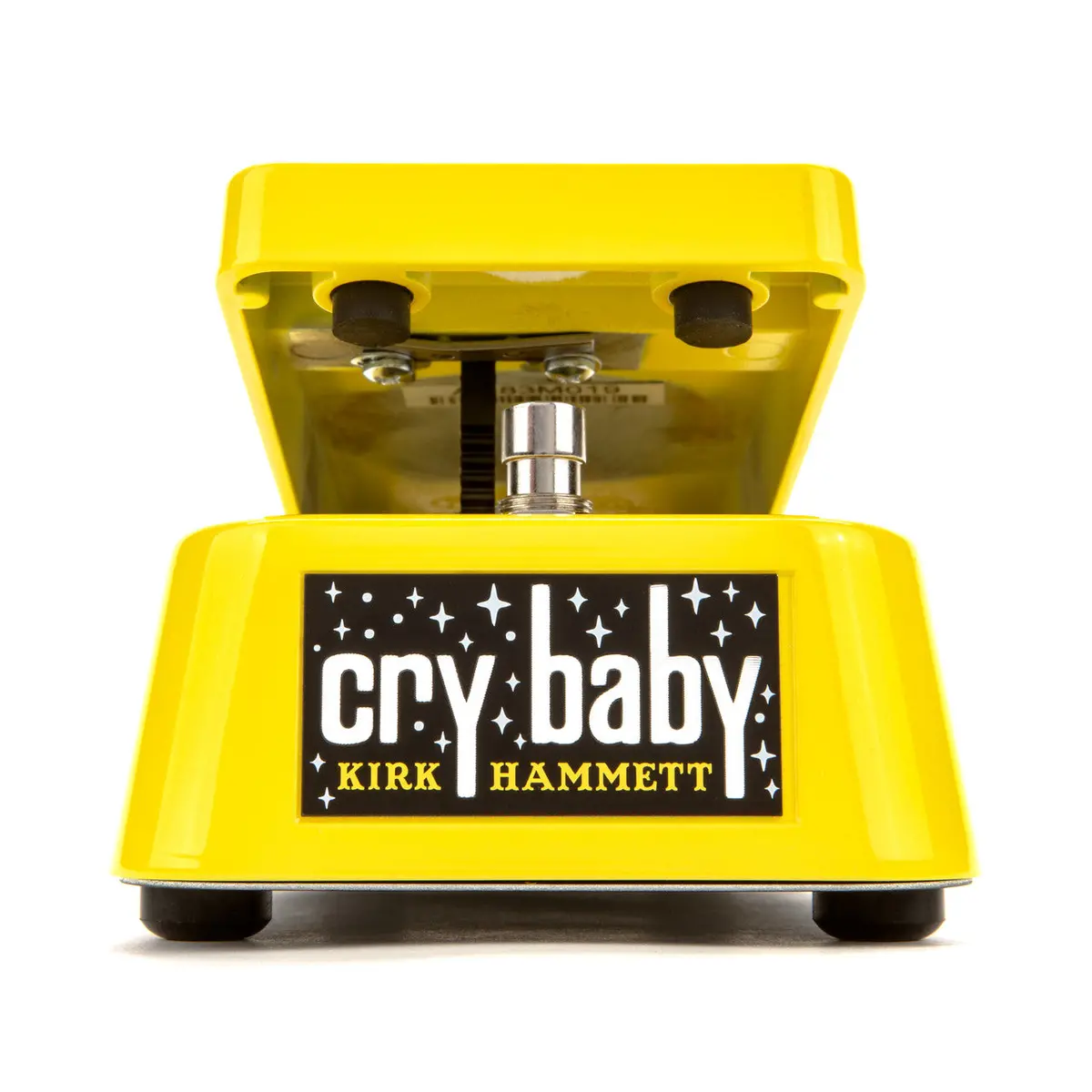 Dunlop Kirk Hammett Cry Baby Wah - Yellow Sparkle Edition 1