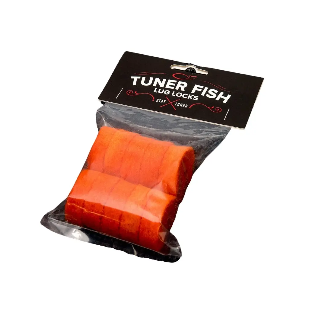 Tuner Fish Cymbal Felts - 10 Pack (Orange) 1